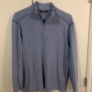 Kirkland Blue Quarter Zip Sweater